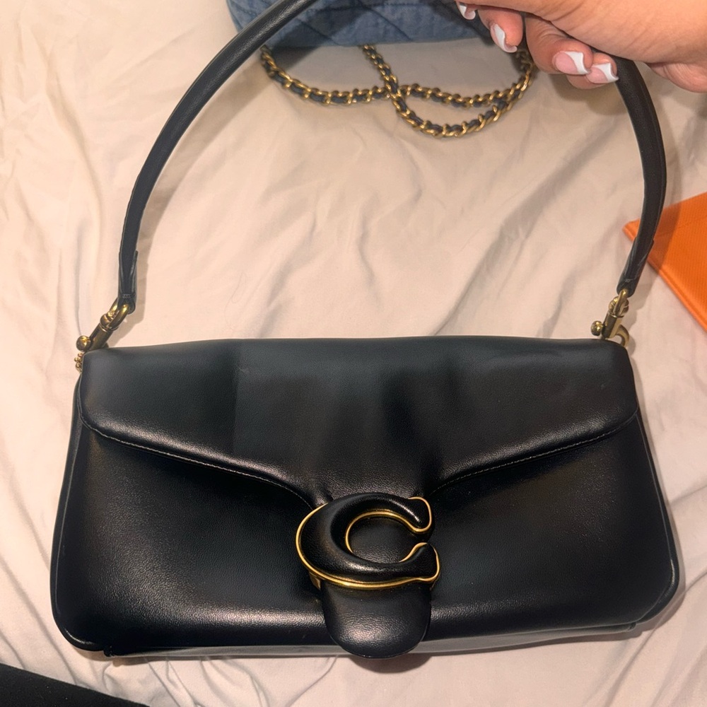 Black Leather Handbag